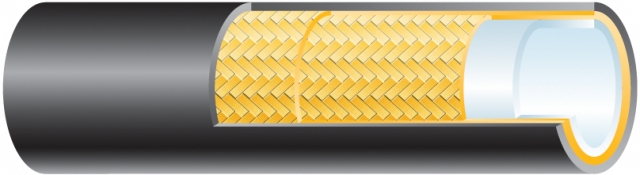 SELSTEEL-2 Wąż termoplastyczny z 2 oplotami z drutu stalowego